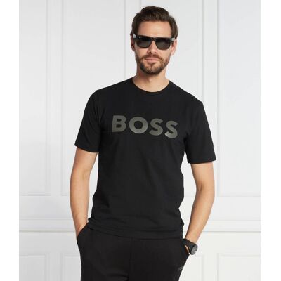 Boss GREEN T-shirt Tee 8 Slim Fit stretch czarny XXL Boss GREEN T-shirt Tee 8 Slim Fit stretch czarny XXL