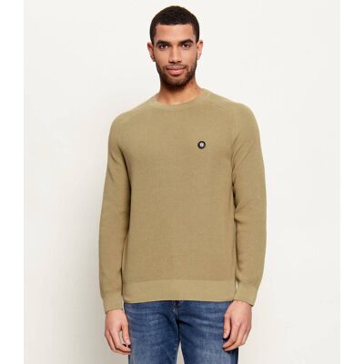Boss BLACK Sweter C-Ullian Regular Fit khaki M Boss BLACK Sweter C-Ullian Regular Fit khaki M