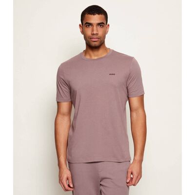 HUGO T-shirt Dero222 Regular Fit różowy XXL HUGO T-shirt Dero222 Regular Fit różowy XXL