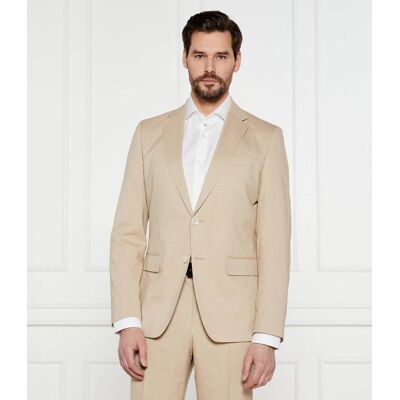 Boss BLACK Marynarka H-Hutson-251 Slim Fit beżowy 48 Boss BLACK Marynarka H-Hutson-251 Slim Fit beżowy 48