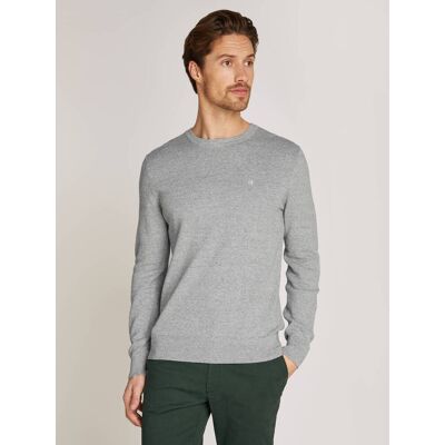 Calvin Klein Sweter Slim Fit szary XXL Calvin Klein Sweter Slim Fit szary XXL