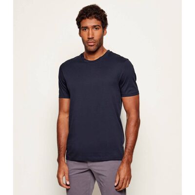 Boss BLACK T-shirt Tessler Slim Fit mercerised granatowy S Boss BLACK T-shirt Tessler Slim Fit mercerised granatowy S