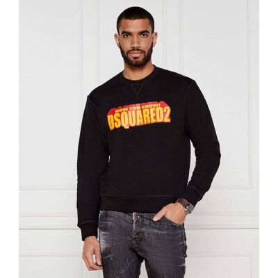 Dsquared2 Bluza cool fit czarny M Dsquared2 Bluza cool fit czarny M