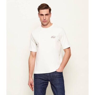 Herno T-shirt Regular Fit kremowy L Herno T-shirt Regular Fit kremowy L