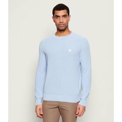 Boss BLACK Sweter C-Ullian Regular Fit błękitny XL Boss BLACK Sweter C-Ullian Regular Fit błękitny XL