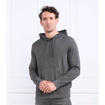 Guess Bluza Regular Fit grafitowy XXL Guess Bluza Regular Fit grafitowy XXL