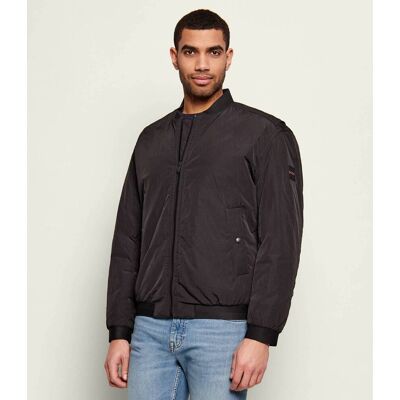 Boss ORANGE Kurtka bomber Ovarsi Relaxed fit czarny 50 Boss ORANGE Kurtka bomber Ovarsi Relaxed fit czarny 50