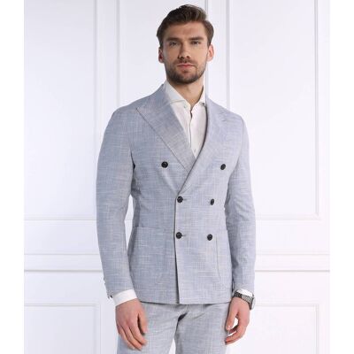 Windsor Marynarka 13 Satino2 Shaped fit z dodatkiem wełny niebieski 56 Windsor Marynarka 13 Satino2 Shaped fit z dodatkiem wełny niebieski 56