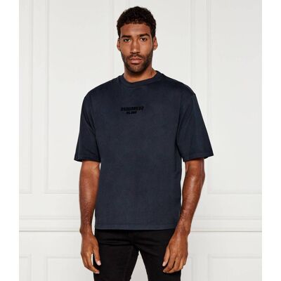 Dsquared2 T-shirt Loose fit granatowy XL Dsquared2 T-shirt Loose fit granatowy XL
