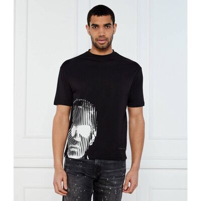 Karl Lagerfeld T-shirt Oversize fit czarny S Karl Lagerfeld T-shirt Oversize fit czarny S