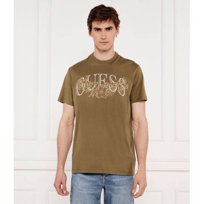 Guess T-shirt Regular Fit khaki XXL Guess T-shirt Regular Fit khaki XXL