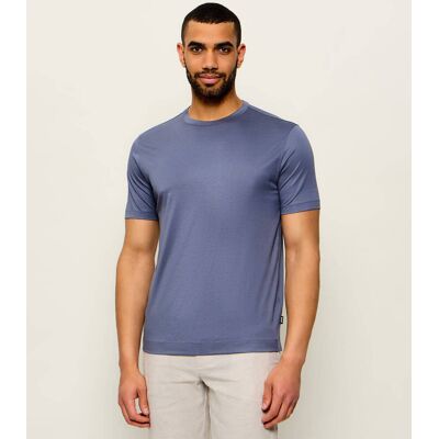 Boss BLACK T-shirt Thompson Regular Fit mercerised szary XL Boss BLACK T-shirt Thompson Regular Fit mercerised szary XL