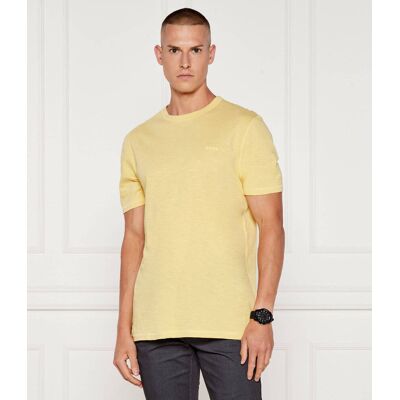 Boss ORANGE T-shirt Tegood Regular Fit żółty XL Boss ORANGE T-shirt Tegood Regular Fit żółty XL