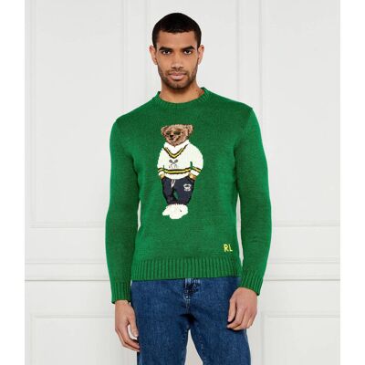 Polo Ralph Lauren Lniany sweter Regular Fit zielony XXL Polo Ralph Lauren Lniany sweter Regular Fit zielony XXL
