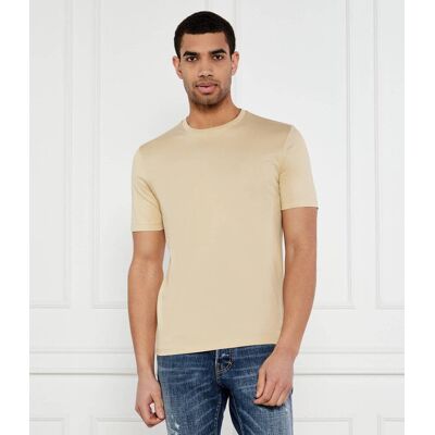HUGO T-shirt Dimerstee Slim Fit beżowy L HUGO T-shirt Dimerstee Slim Fit beżowy L