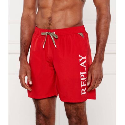 Replay Szorty kąpielowe Regular Fit czerwony M Replay Szorty kąpielowe Regular Fit czerwony M