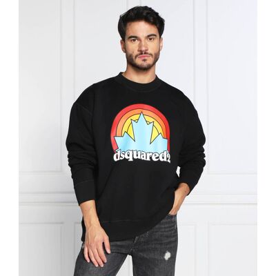 Dsquared2 Bluza Sunset Regular Fit czarny XL Dsquared2 Bluza Sunset Regular Fit czarny XL
