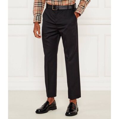 Balmain Wełniane spodnie Classic fit czarny 48 Balmain Wełniane spodnie Classic fit czarny 48