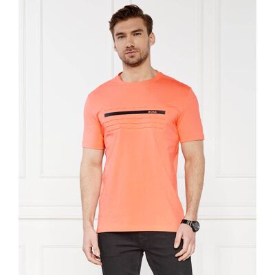 Boss GREEN T-shirt Tee 4 Regular Fit stretch pomarańczowy XL Boss GREEN T-shirt Tee 4 Regular Fit stretch pomarańczowy XL