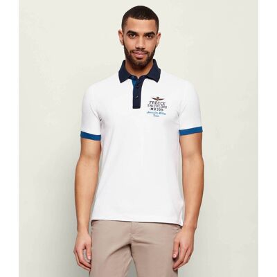 Aeronautica Militare Polo Regular Fit ecru XL Aeronautica Militare Polo Regular Fit ecru XL