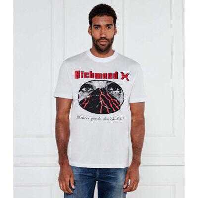 Richmond X T-shirt Tienko Regular Fit biały L Richmond X T-shirt Tienko Regular Fit biały L