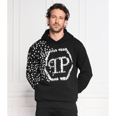 Philipp Plein Bluza Regular Fit czarny M Philipp Plein Bluza Regular Fit czarny M