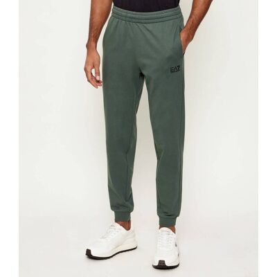 EA7 Spodnie dresowe Slim Fit zielony L EA7 Spodnie dresowe Slim Fit zielony L