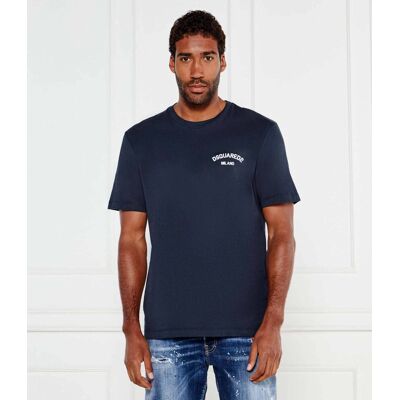 Dsquared2 T-shirt Regular Fit granatowy XXL Dsquared2 T-shirt Regular Fit granatowy XXL