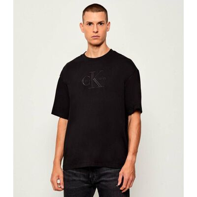 Calvin Klein Jeans T-shirt HERO Relaxed fit czarny M Calvin Klein Jeans T-shirt HERO Relaxed fit czarny M