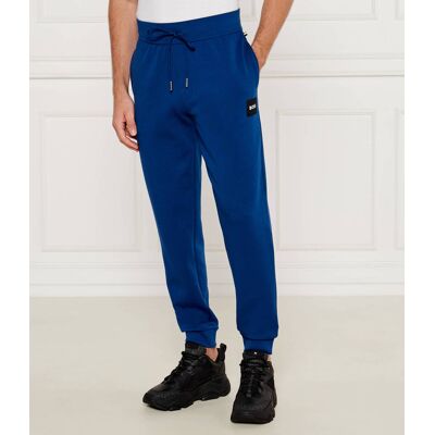 Boss BLACK Spodnie dresowe Emblem Regular Fit granatowy XXL Boss BLACK Spodnie dresowe Emblem Regular Fit granatowy XXL