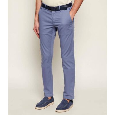 Jacob Cohen Spodnie chino BOBBY Slim Fit niebieski 36 Jacob Cohen Spodnie chino BOBBY Slim Fit niebieski 36