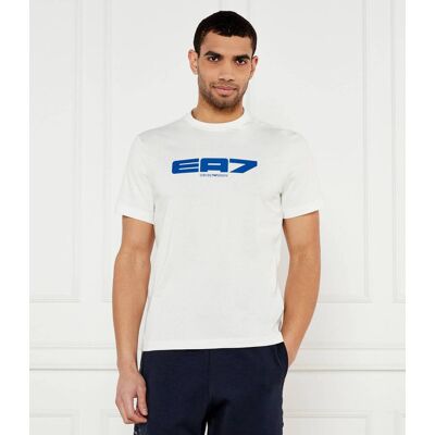EA7 T-shirt Regular Fit kremowy XXL EA7 T-shirt Regular Fit kremowy XXL