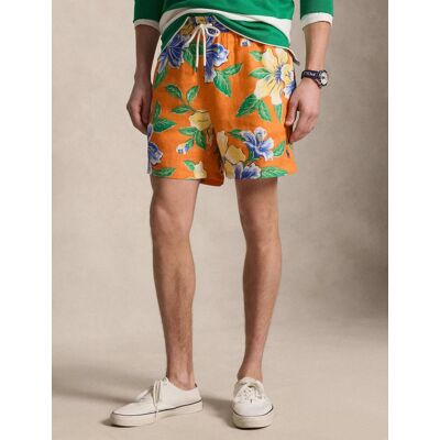 Polo Ralph Lauren Lniane Szorty kąpielowe Traveler Classic fit pomarańczowy S Polo Ralph Lauren Lniane Szorty kąpielowe Traveler Classic fit pomarańczowy S
