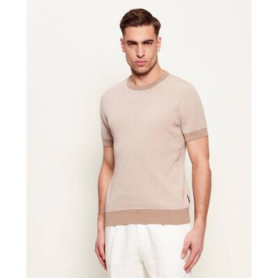Hechter Paris Sweter Regular Fit beżowy XXL Hechter Paris Sweter Regular Fit beżowy XXL