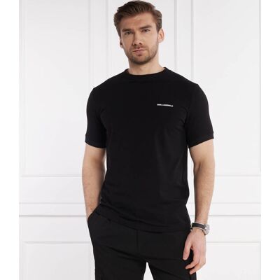Karl Lagerfeld T-shirt Classic fit czarny XXL Karl Lagerfeld T-shirt Classic fit czarny XXL