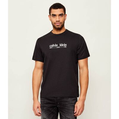 Calvin Klein Jeans T-shirt NYC GRAPHIC Regular Fit czarny L Calvin Klein Jeans T-shirt NYC GRAPHIC Regular Fit czarny L