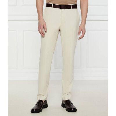 Calvin Klein Spodnie chino SEERSUCKER Regular Fit kremowy 52 Calvin Klein Spodnie chino SEERSUCKER Regular Fit kremowy 52