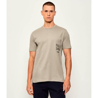 Paul&Shark; T-shirt Regular Fit beżowy XL Paul&Shark; T-shirt Regular Fit beżowy XL