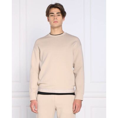 Giorgio Armani Emporio Armani Bluza Regular Fit beżowy XXXL Giorgio Armani Emporio Armani Bluza Regular Fit beżowy XXXL