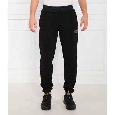 EA7 Spodnie dresowe Regular Fit czarny XXL EA7 Spodnie dresowe Regular Fit czarny XXL