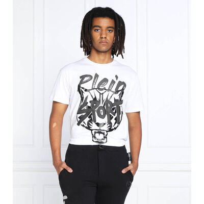 Plein Sport T-shirt Regular Fit biały XL Plein Sport T-shirt Regular Fit biały XL