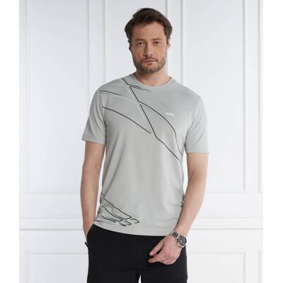 Boss GREEN T-shirt Regular Fit stretch szary M Boss GREEN T-shirt Regular Fit stretch szary M