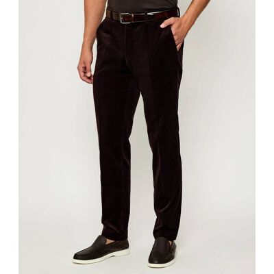 BLACK Spodnie SB-SUIT-Trous-252_DB Boss x David Beckham Regular Fit sztruks brązowy 54 BLACK Spodnie SB-SUIT-Trous-252_DB Boss x David Beckham Regular Fit sztruks brązowy 54