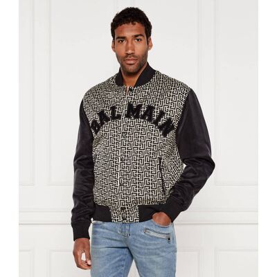Balmain Kurtka bomber Classic fit czarny 50 Balmain Kurtka bomber Classic fit czarny 50