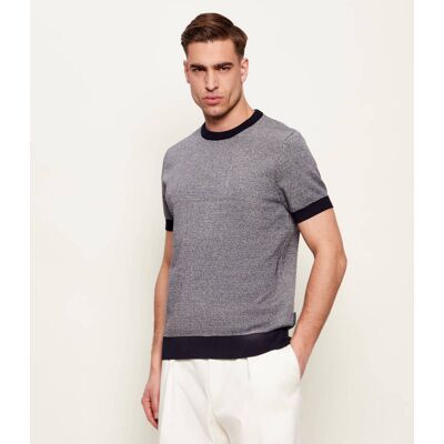 Hechter Paris Sweter Regular Fit granatowy L Hechter Paris Sweter Regular Fit granatowy L
