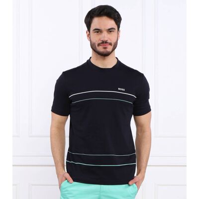 Boss GREEN T-shirt Tee 11 Regular Fit granatowy L Boss GREEN T-shirt Tee 11 Regular Fit granatowy L
