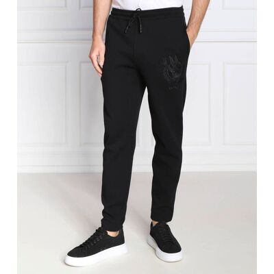 GREEN Spodnie dresowe BOSS X LOONEY TUNES Halboa Lunar Regular Fit czarny M GREEN Spodnie dresowe BOSS X LOONEY TUNES Halboa Lunar Regular Fit czarny M