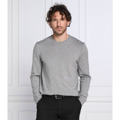 Boss BLACK Sweter Botto-L Regular Fit szary XXL Boss BLACK Sweter Botto-L Regular Fit szary XXL