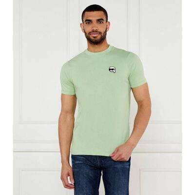 Karl Lagerfeld T-shirt Regular Fit zielony XL Karl Lagerfeld T-shirt Regular Fit zielony XL