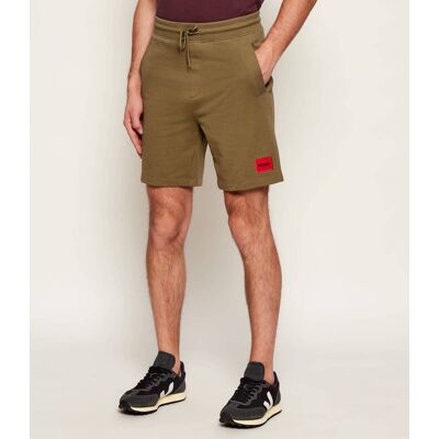 HUGO Szorty Diz222 Regular Fit khaki M HUGO Szorty Diz222 Regular Fit khaki M